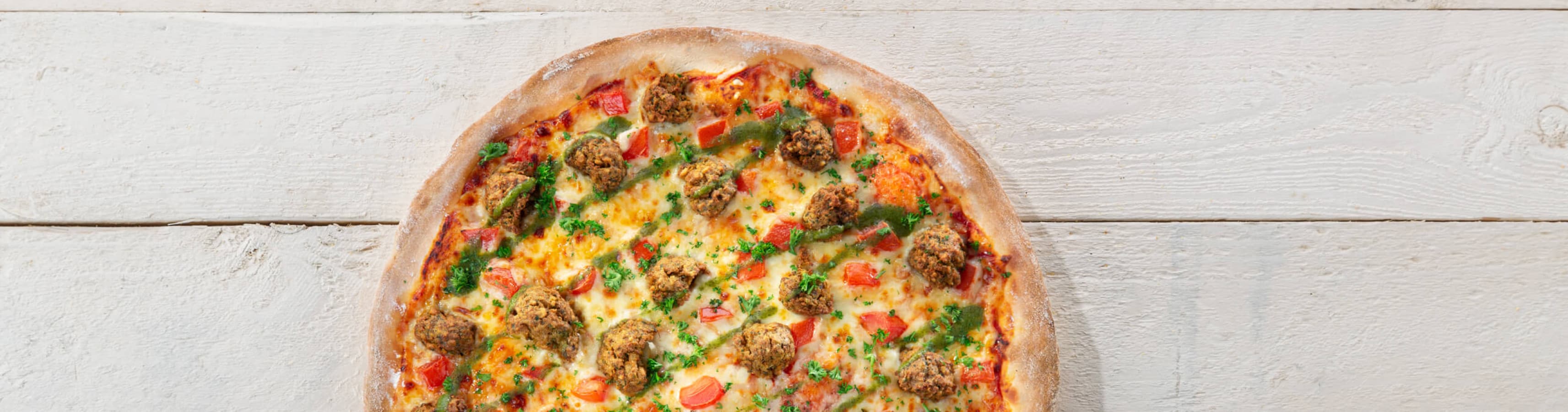 Falafel Pizza bij Pizza Hut