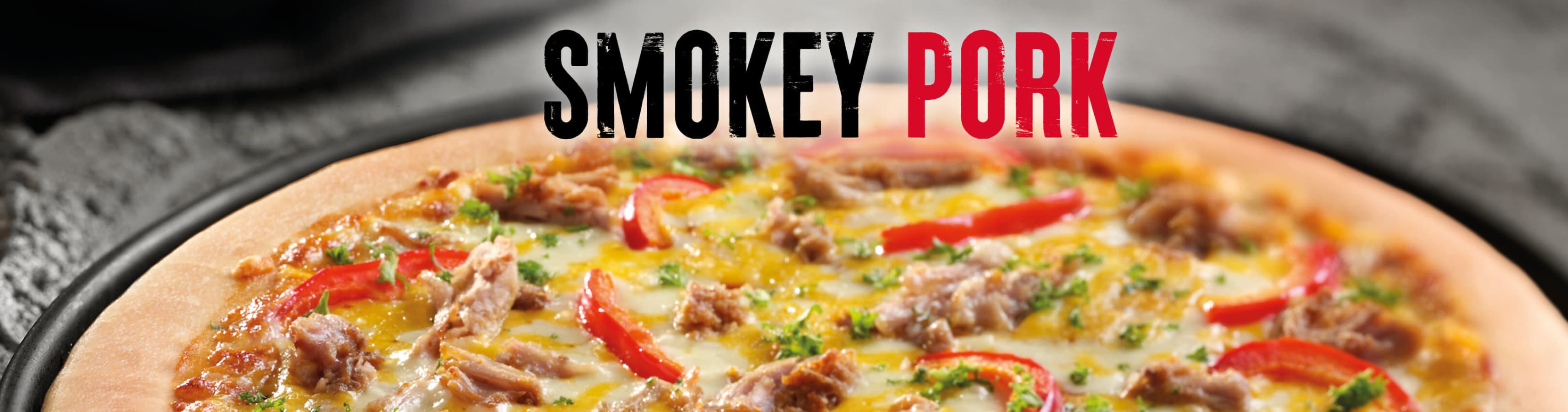 Smokey Pork Pizza bij Pizza Hut